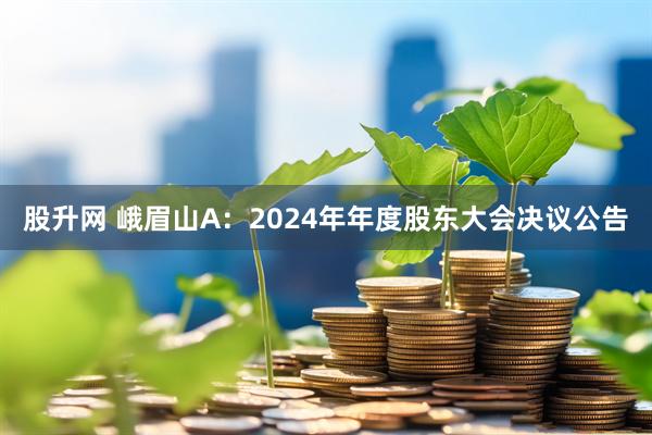 股升网 峨眉山A：2024年年度股东大会决议公告